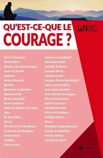 Couverture du livre « La NEF n°2 : Qu’est-ce que le courage ? »