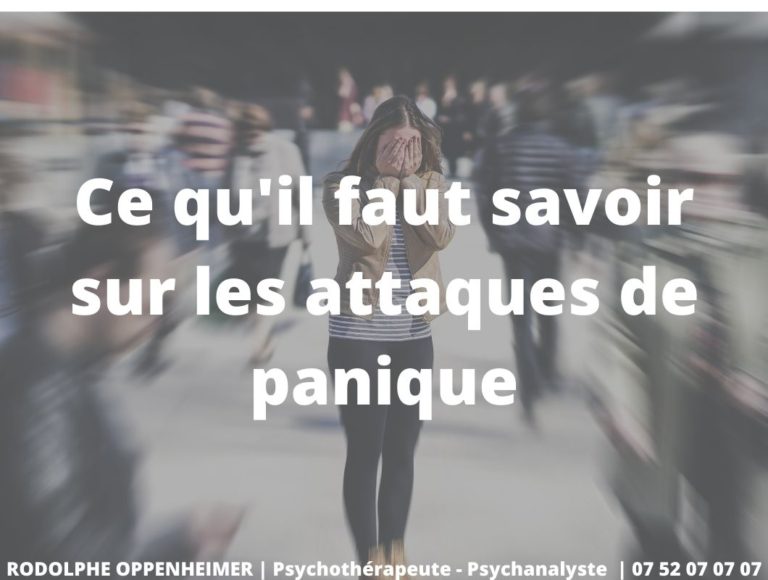 Ce qu'il faut savoir sur les attaques de panique