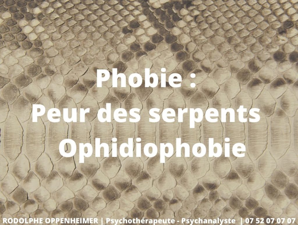 peur des serpents