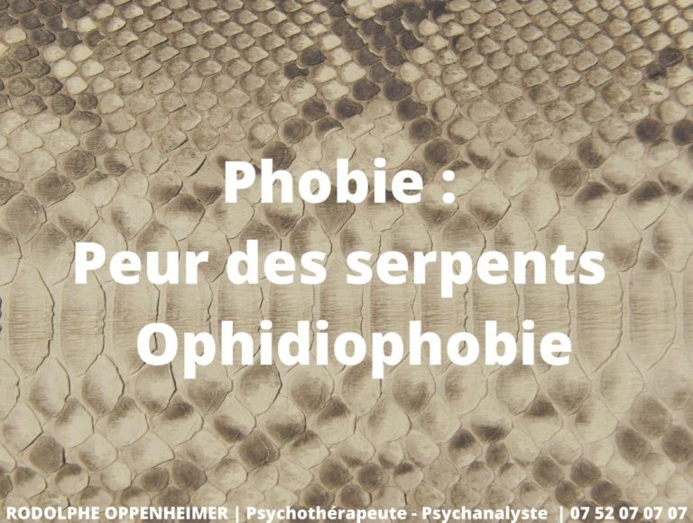 Read more about the article Phobie : peur des serpents  – Ophidiophobie