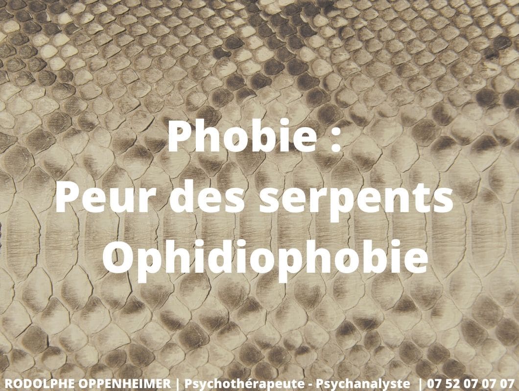 Phobie : peur des serpents  – Ophidiophobie