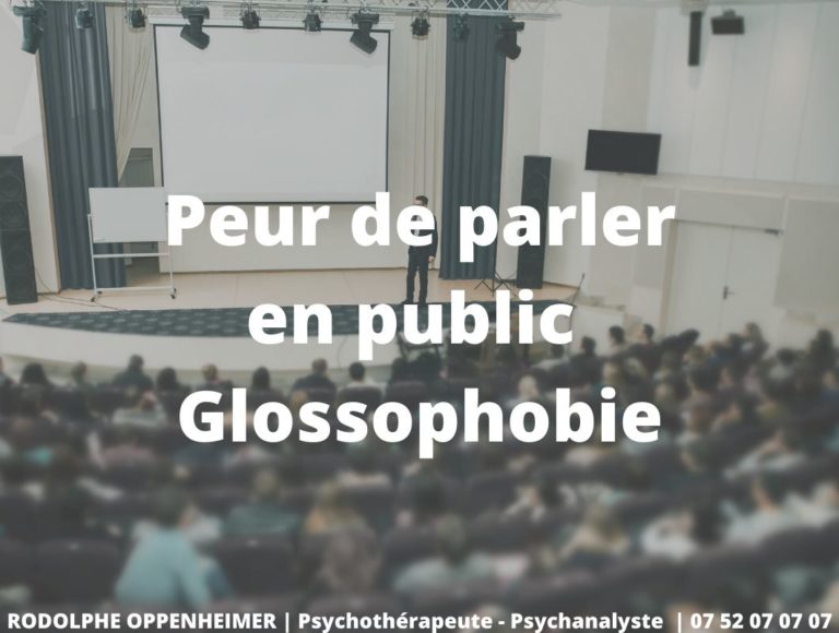 Peur de parler en public - Glossophobie