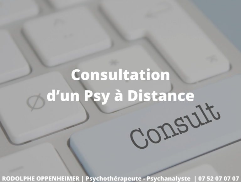 Consultation d’un psy à distance