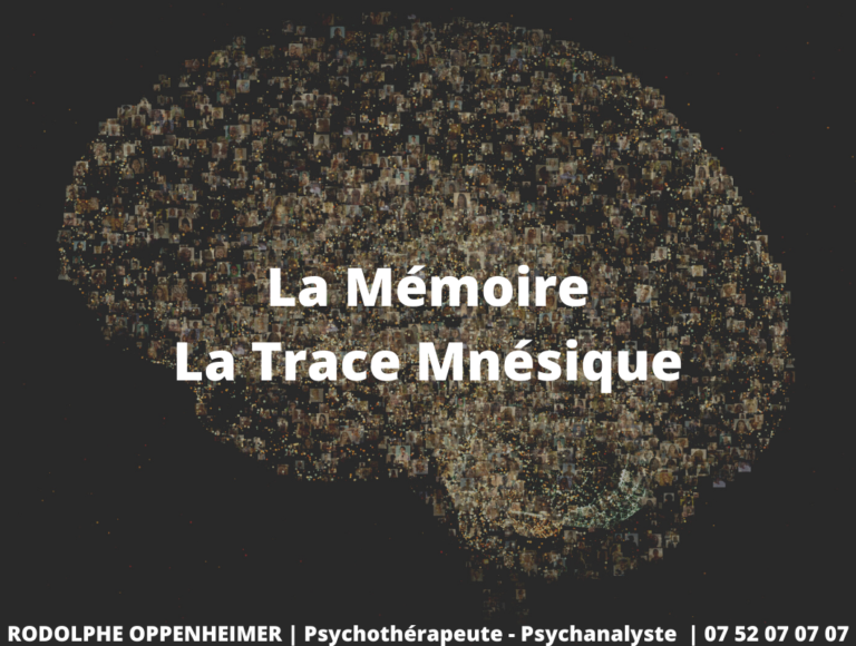 La mémoire, la trace mnésique