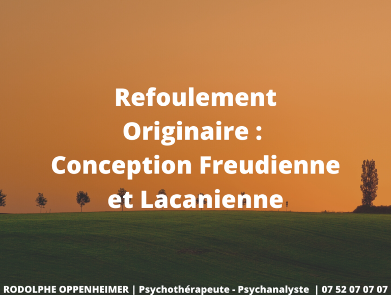 refoulement originaire