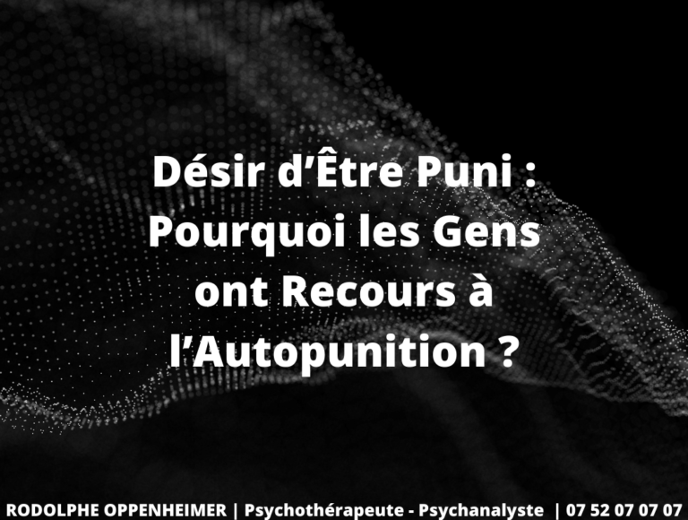 Read more about the article Désir d’être puni : pourquoi les gens ont-ils recours à l’autopunition ?