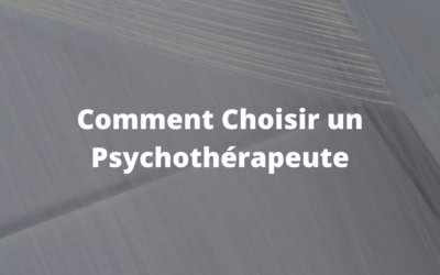 Comment choisir un psychothérapeute à Clichy ?