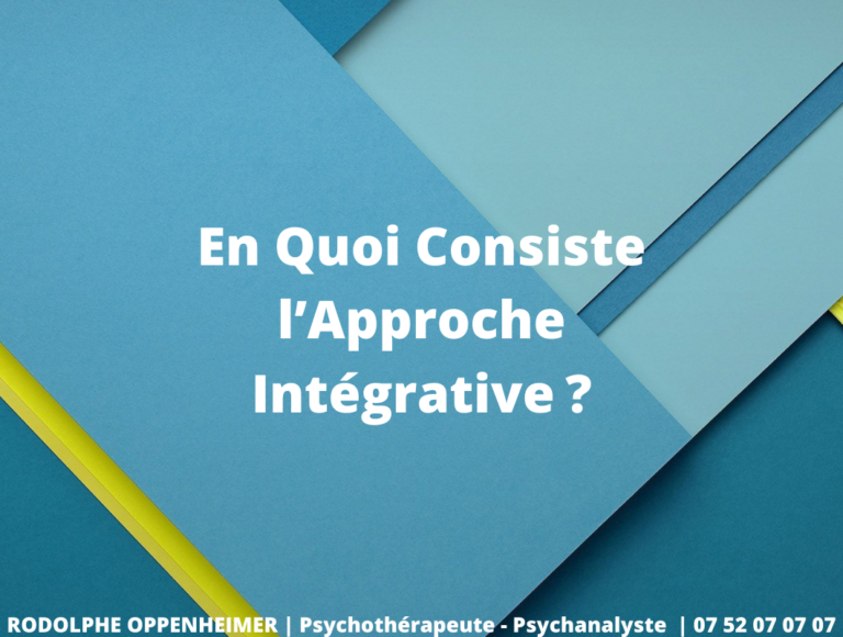 Read more about the article En Quoi Consiste l’Approche Intégrative ?