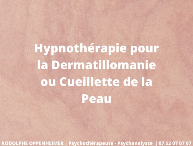 Read more about the article Hypnothérapie pour la Dermatillomanie ou Cueillette de la Peau