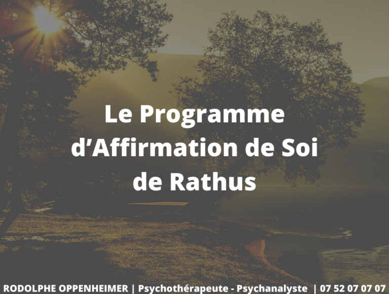 Le Programme d’Affirmation de Soi de Rathus