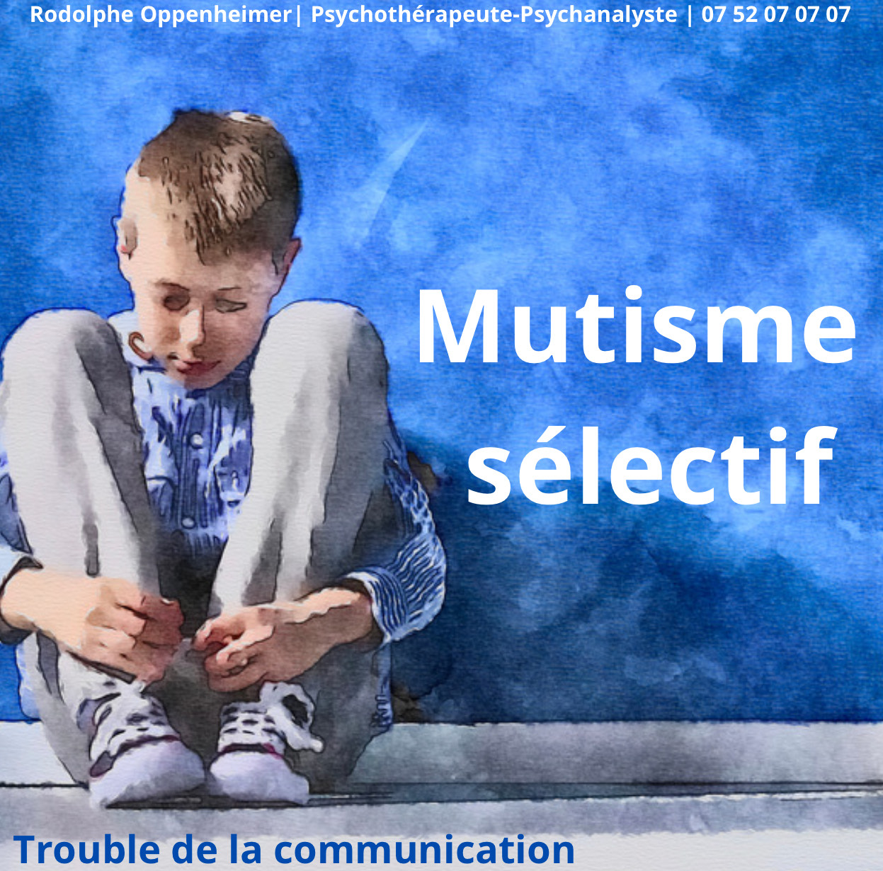 mutisme sélectif trouble communication