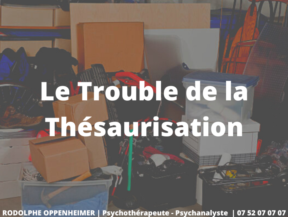 Le Trouble de la Thésaurisation Rodolphe Oppenheimer
