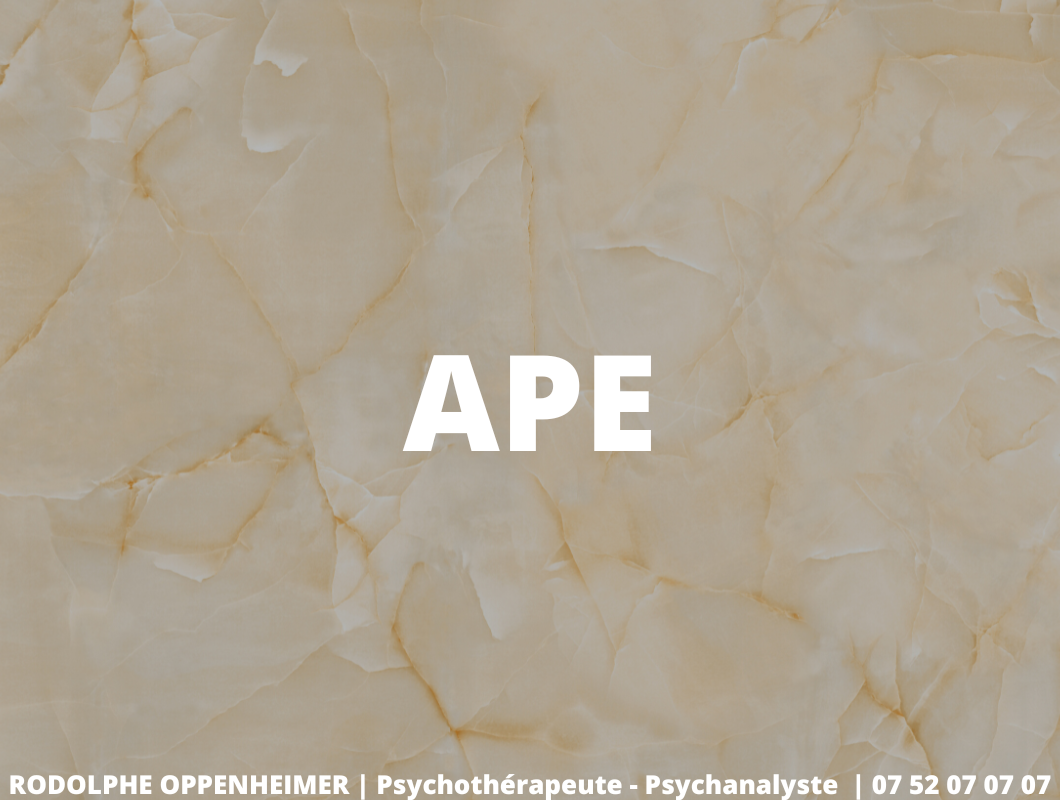 L’APE ou Association des Psychanalystes Européens