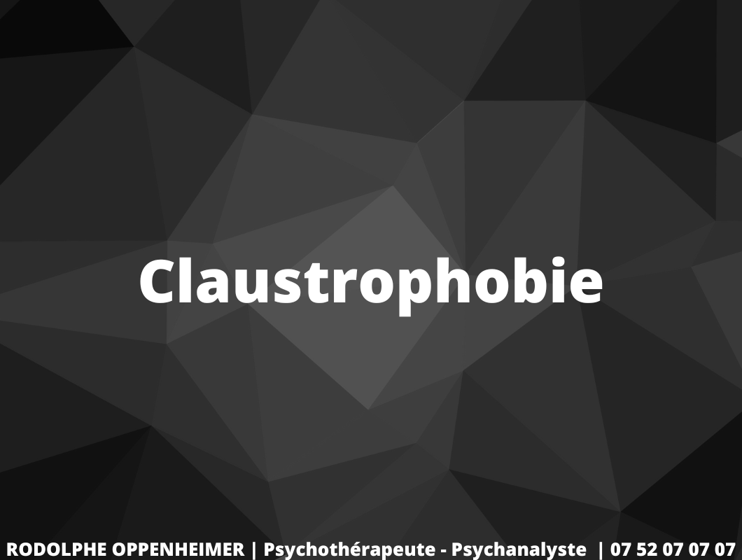 la claustrophobie
