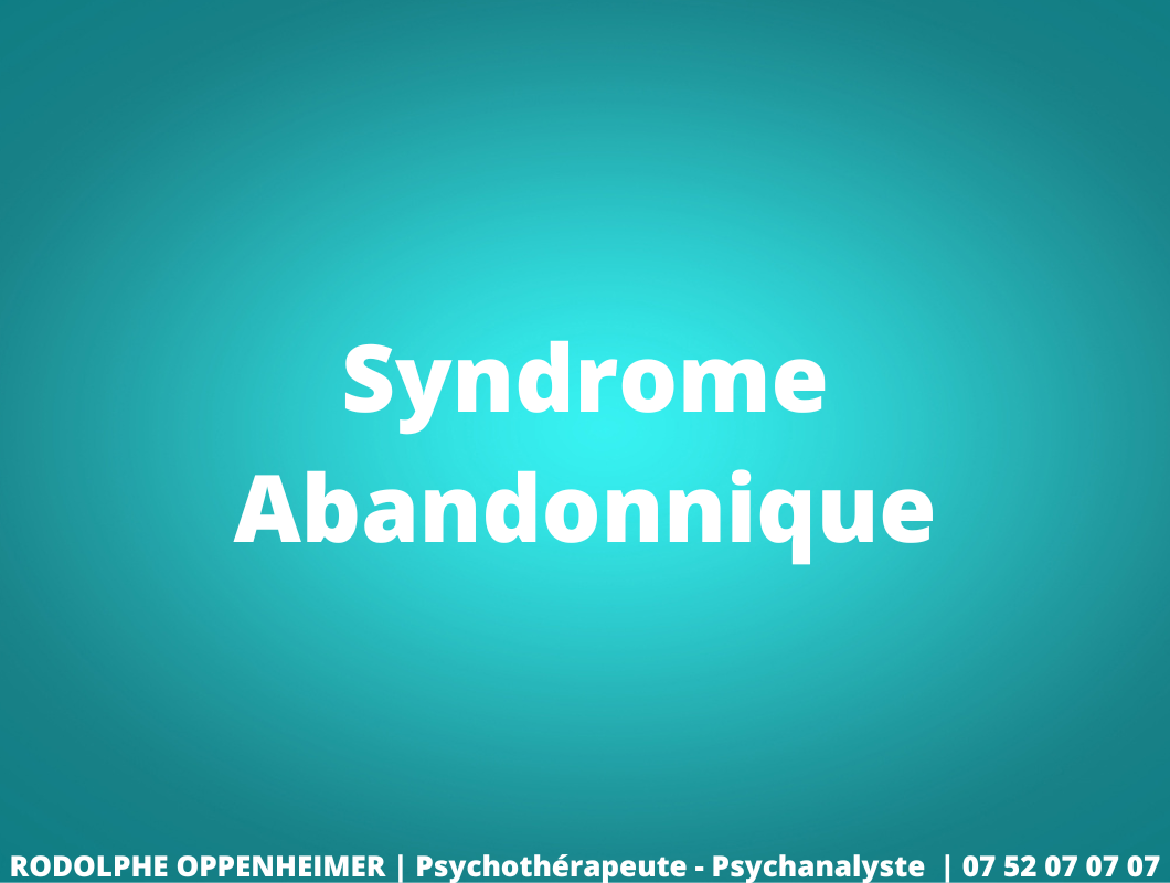 Syndrome Abandonnique