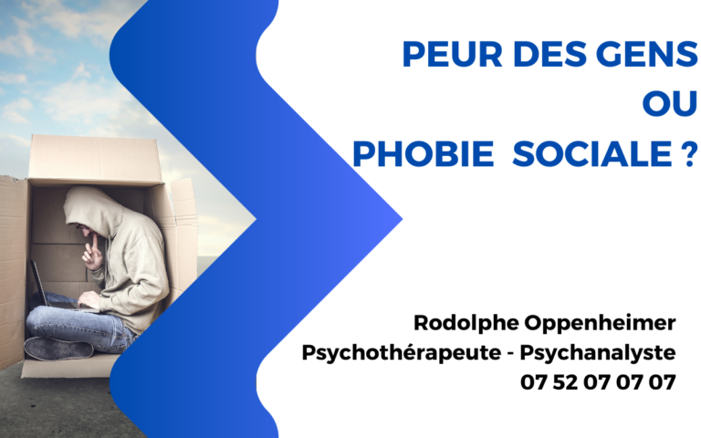 Peur des gens ou phobie sociale ?