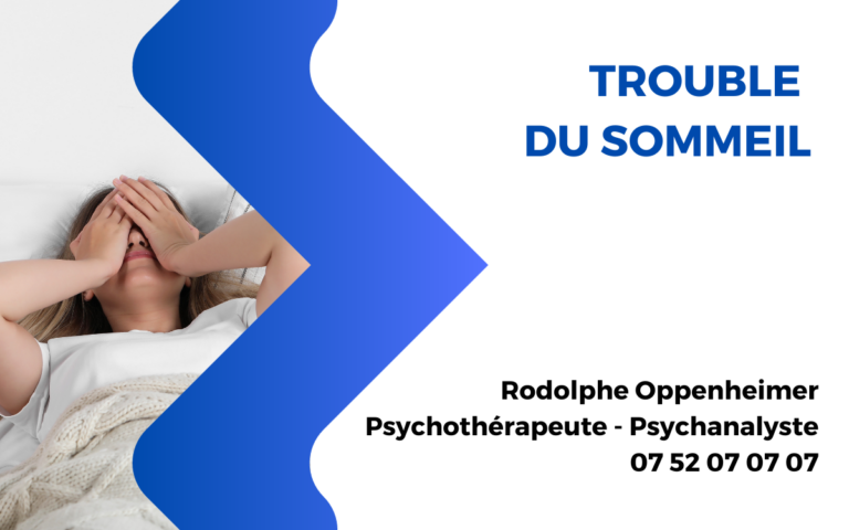 trouble du sommeil