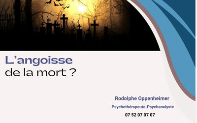 L’angoisse de la mort