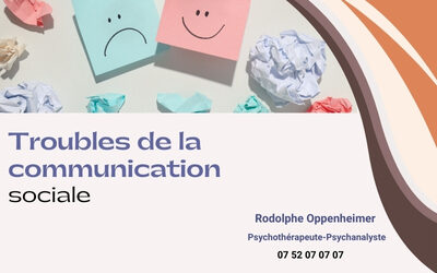 Trouble de la communication sociale