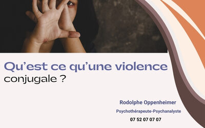 Qu’est-ce qu’une violence conjugale ?