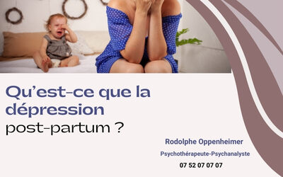 Qu’est-ce que la dépression post-partum?