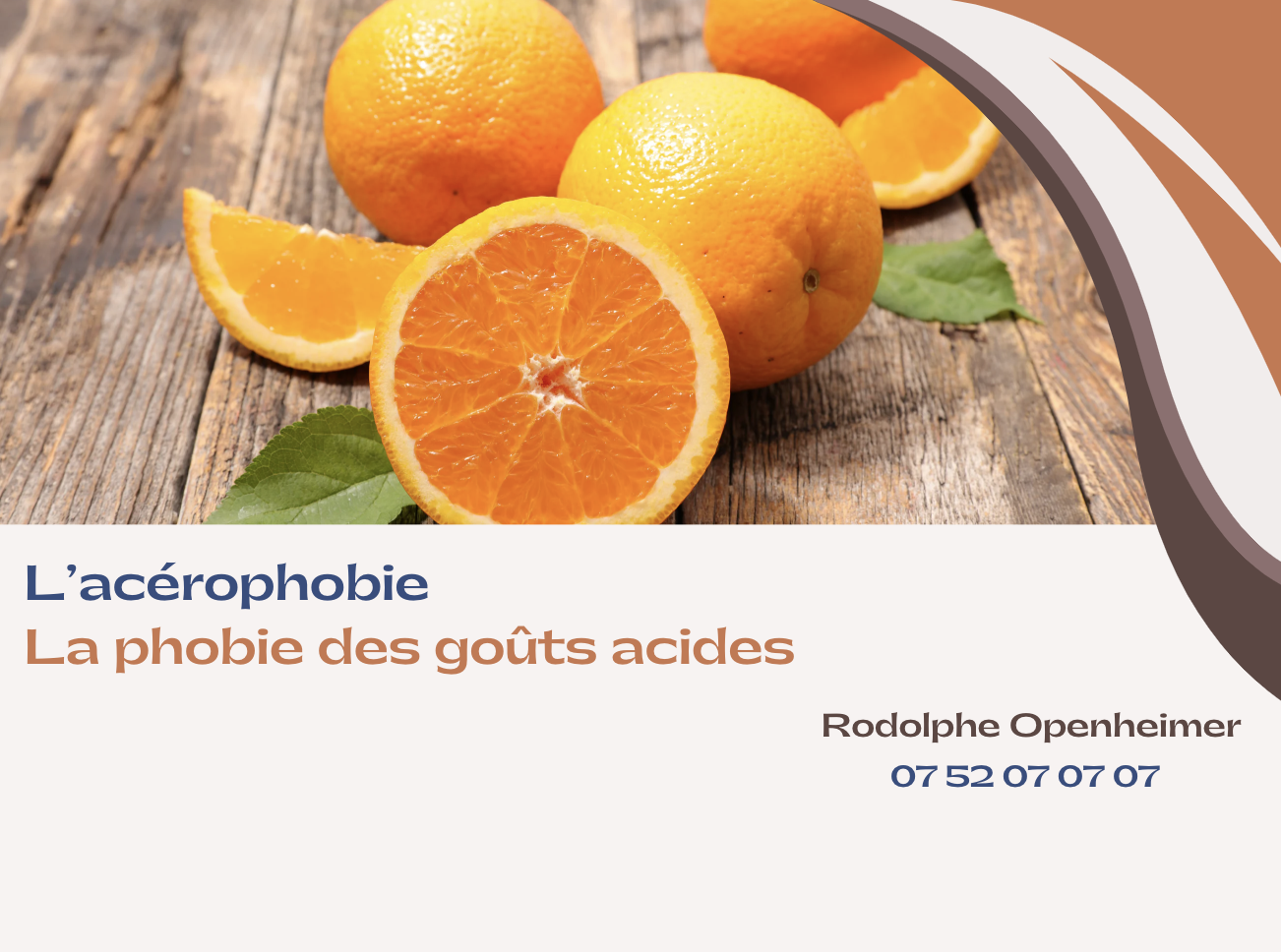 L’acérophobie – La phobie des goûts acides