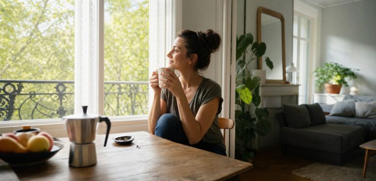 Scène humaine illustrant : Pourquoi ai-je l'impression de ne plus être comme avant ? Comprendre ce sentiment de changement après un trouble anxieux
