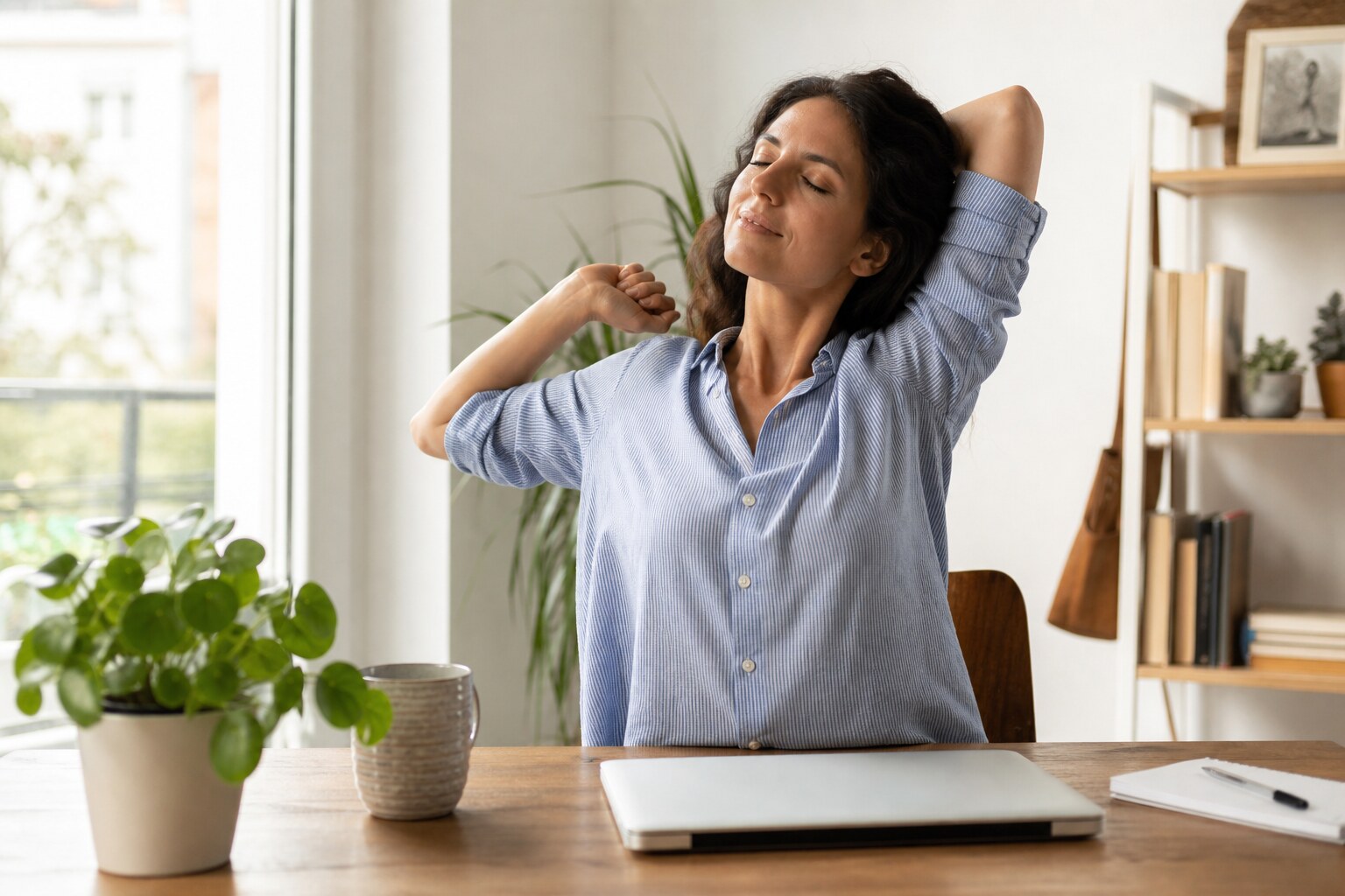 Scène humaine illustrant : Stress chronique : Quand le corps ne parvient plus à se mettre au repos