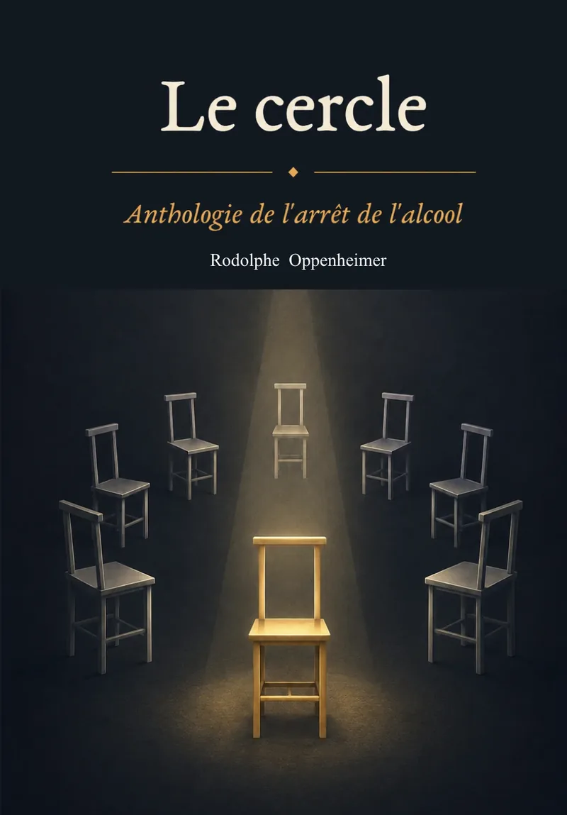 Couverture du livre « Le cercle – Anthologie de l'arrêt de l'alcool » de Rodolphe Oppenheimer