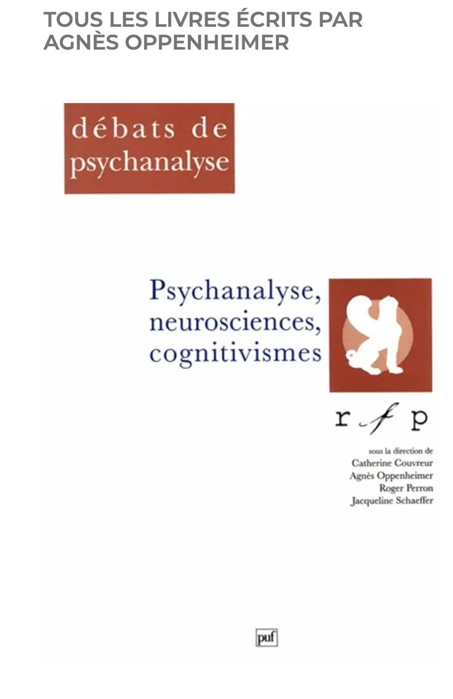 Couverture du livre Psychanalyse, neurosciences, cognitivismes